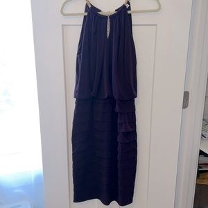 Dark Purple Evening Dress